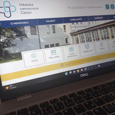 Webové stránky Městské nemocnice Čáslav prošly změnou 1